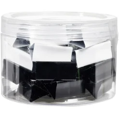 Pince double clip métal blanc L32mm x24