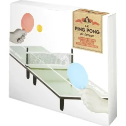 Ping pong de bureau filet et raquettes x2