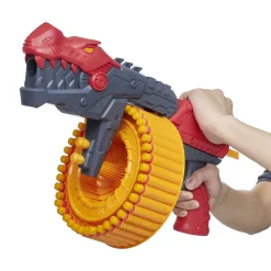 Pistolet dinosaure chargeur 40 fléchettes