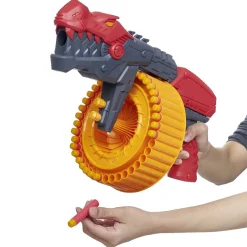 Pistolet dinosaure chargeur 40 fléchettes