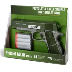 Pistolet fléchette plastique - 4 modèles