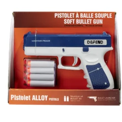 Pistolet fléchette plastique - 4 modèles