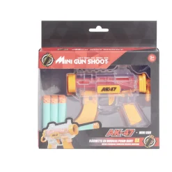 Pistolet miniature avec 6 fléchettes