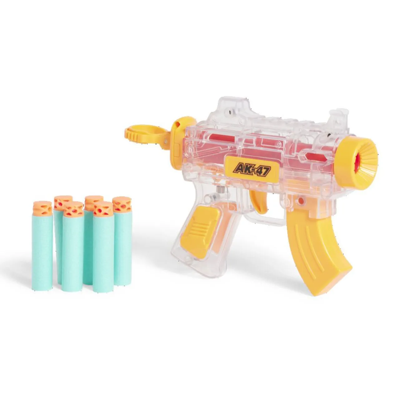 Pistolet miniature avec 6 fléchettes