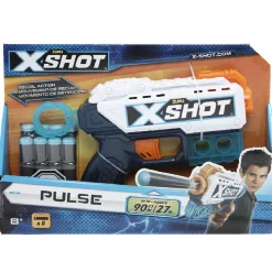 Pistolet pulse X-Shot Zuru + fléchettes x8