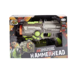 Pistolet rotatif avec 6 flechettes