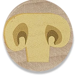 Pizza à découper en bois avec ingrédients 18 pièces