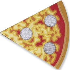 Pizza à découper en bois avec ingrédients 18 pièces