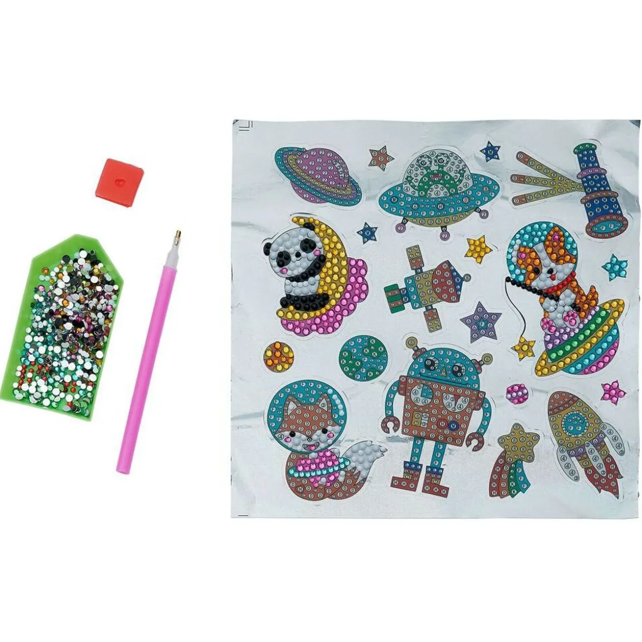 Planche de stickers à diamanter