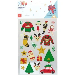Planche de stickers de Noël