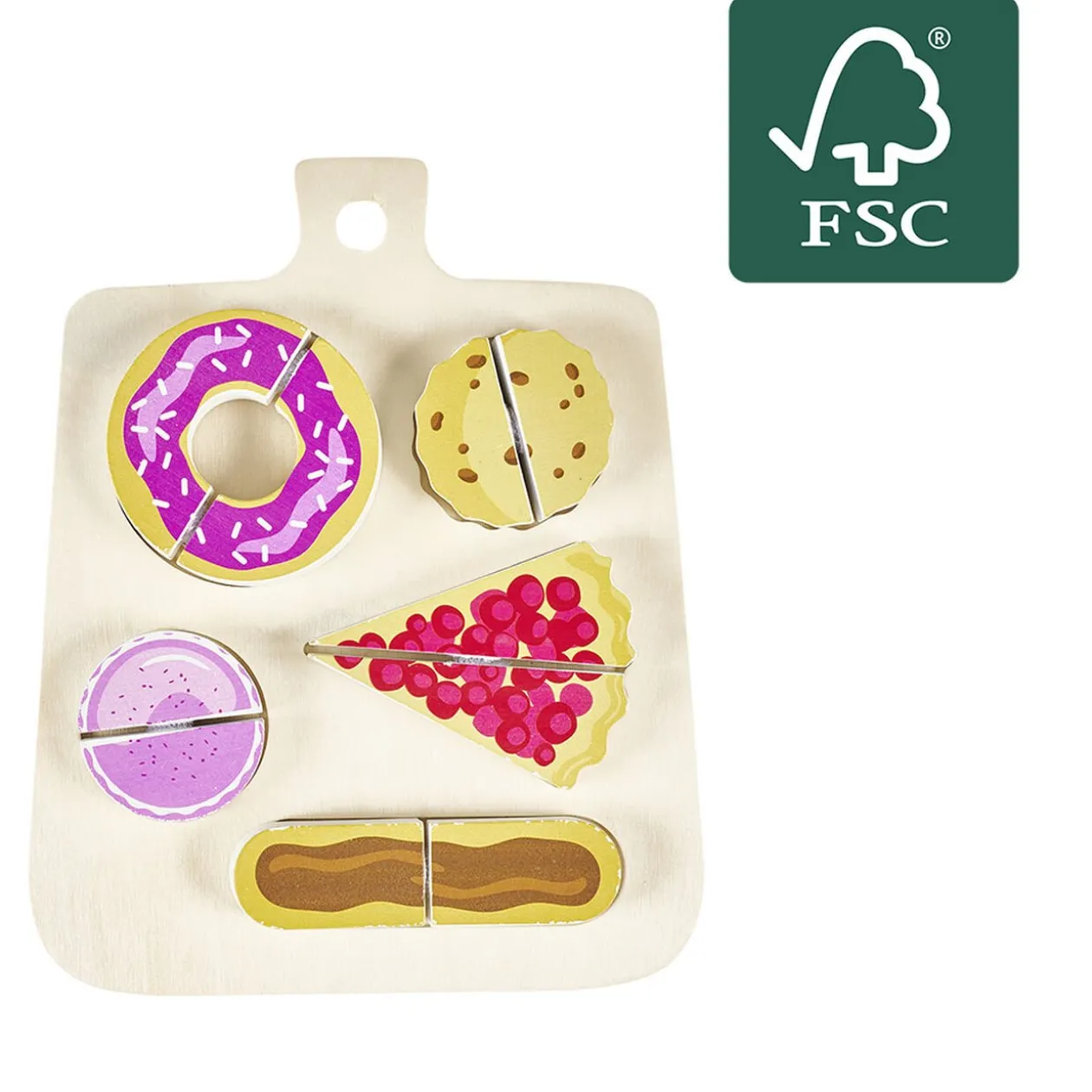 Planche dinette café gourmand en bois certifié FSC®