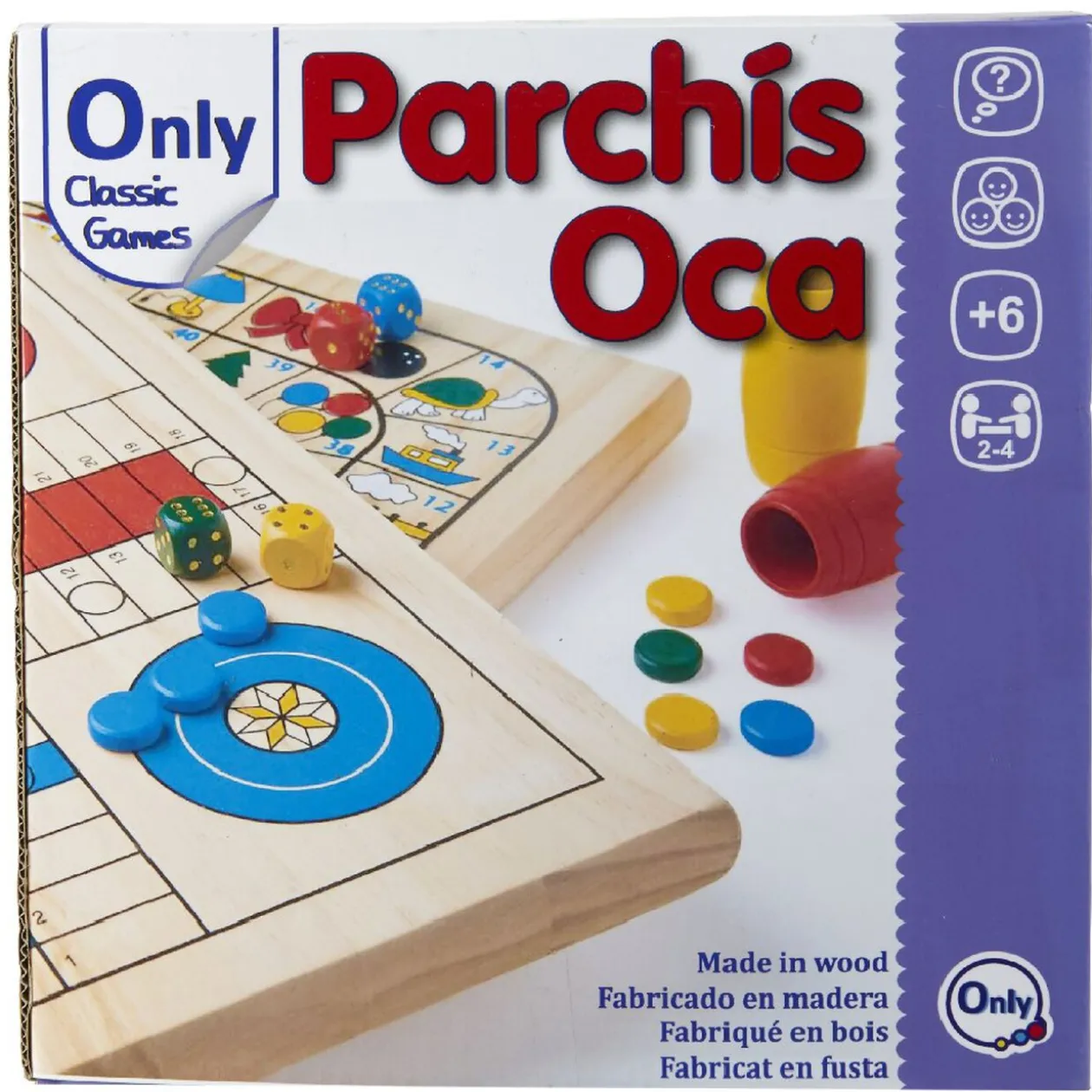 Plateau de jeux en bois