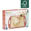 Plateau sandwich club en bois