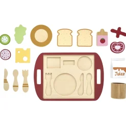 Plateau sandwich club en bois