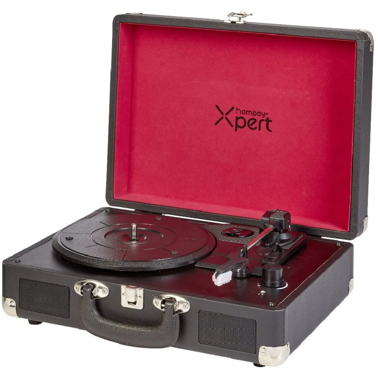 Platine vinyle Homday X-Pert rouge et noire
