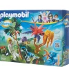 Playmobil Super 4 Ile perdue avec Alien et Velociraptor