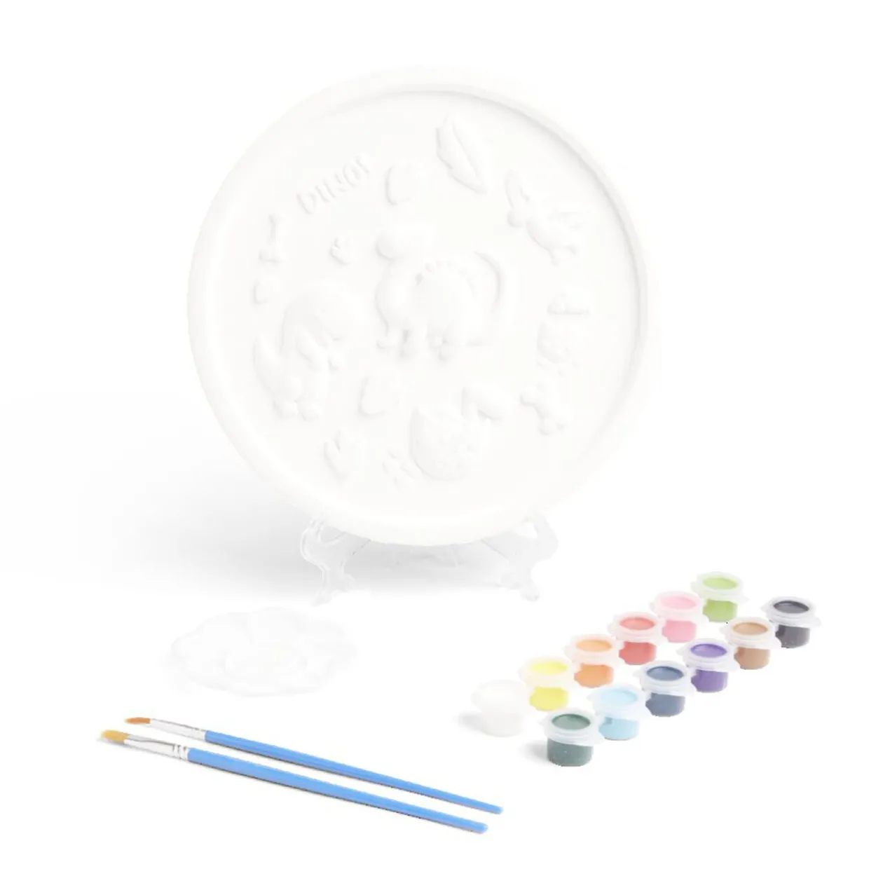 Plâtre 3D à peindre licorne ou dinosaure - 2 modèles