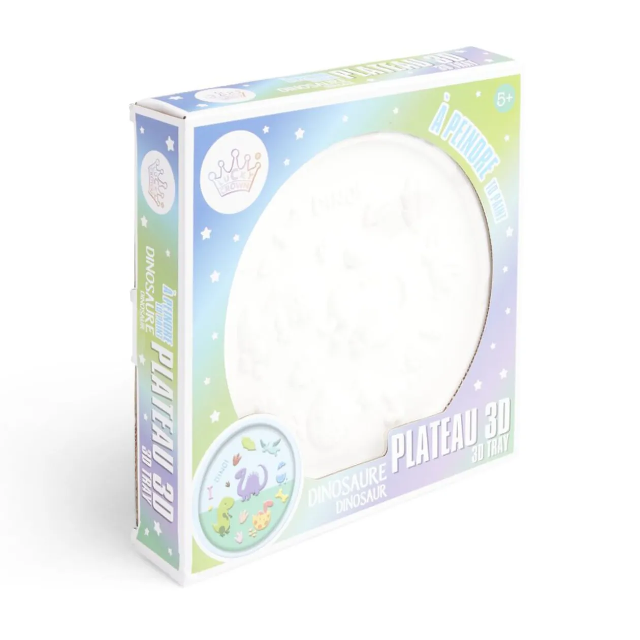 Plâtre 3D à peindre licorne ou dinosaure - 2 modèles