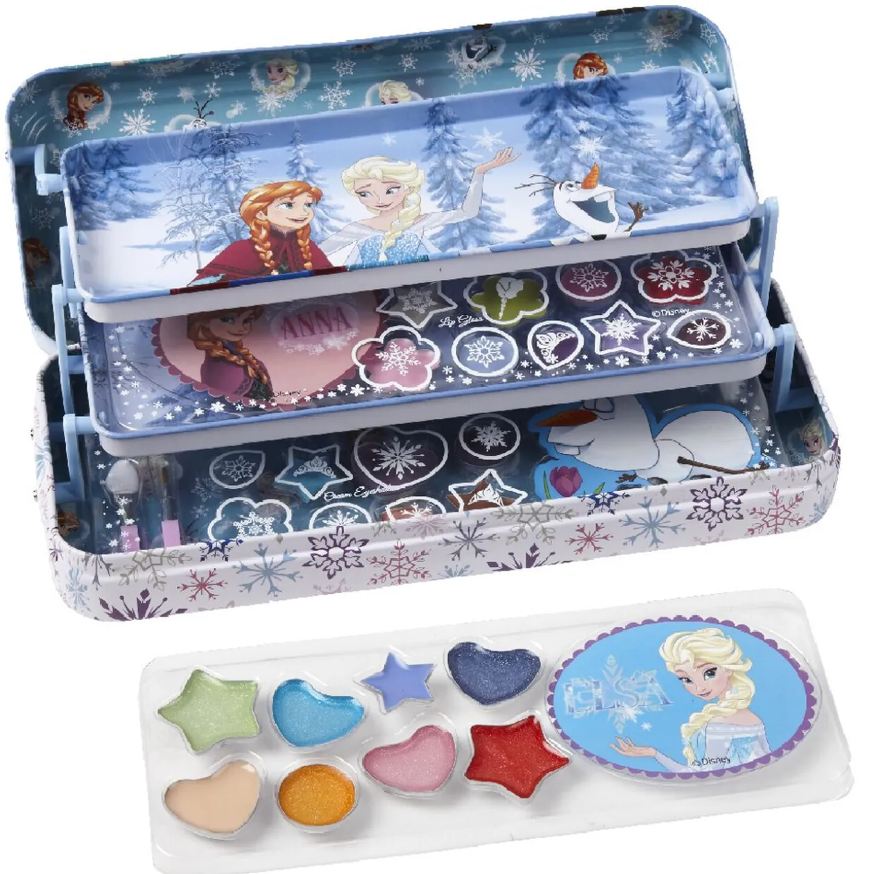 Plumier maquillage Reine des neiges
