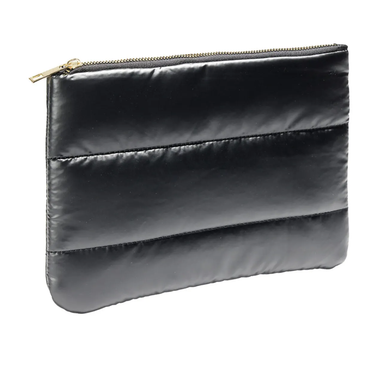 Pochette à cosmétiques matelassée design doudoune 25x18cm - 3 coloris