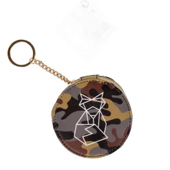 Pochette écouteur design militaire motif renard prisme