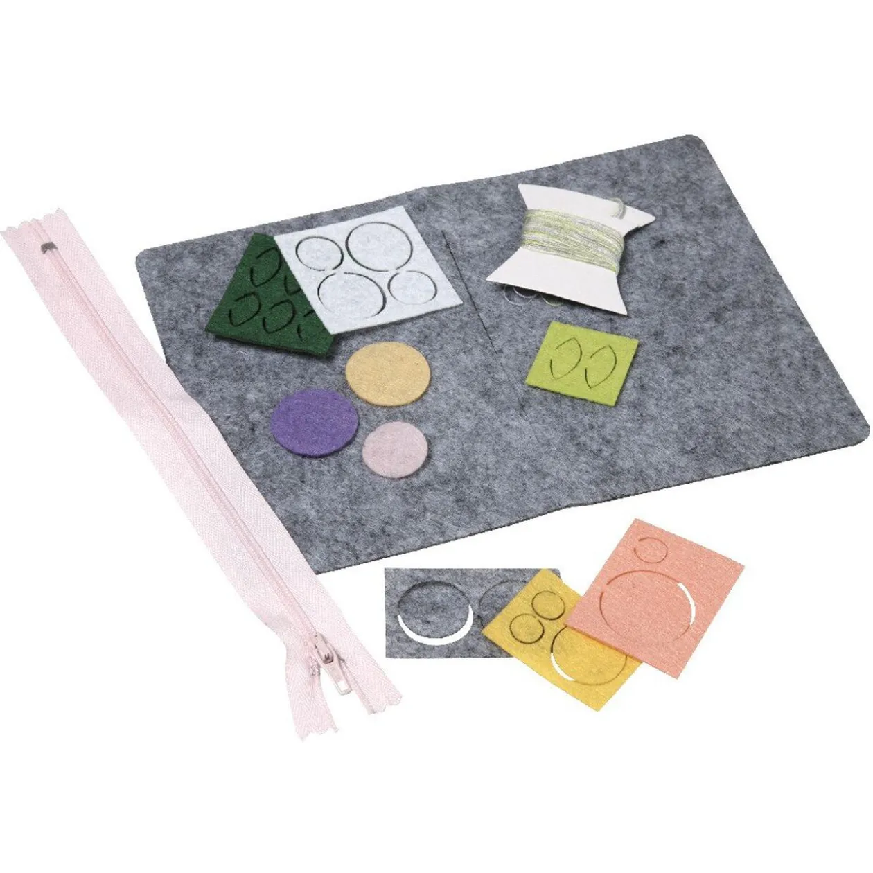 Pochette en feutrine à créer