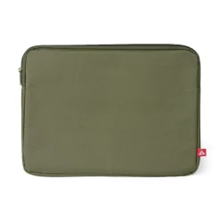 Pochette protection ordinateur polyester vert 34x24x2cm