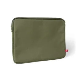 Pochette protection ordinateur polyester vert 34x24x2cm