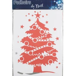 Pochoir de Noël design sapin