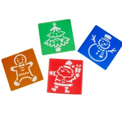 Pochoir de Noël x4