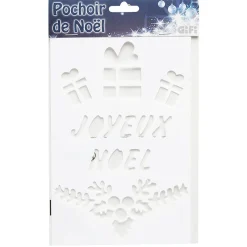 Pochoir noël en plastique