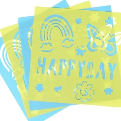 Pochoir x2 - 19x19cm