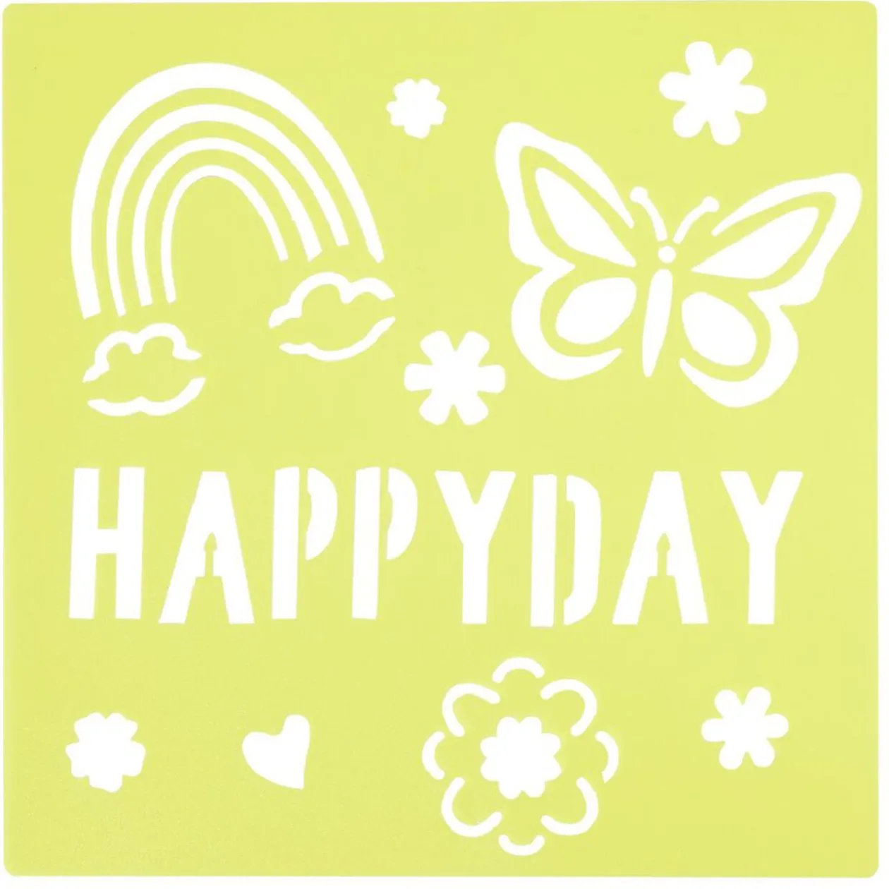 Pochoir x2 - 19x19cm