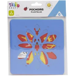 Pochoir x6 pièces 2 modèles