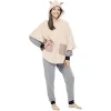Poncho chat rose taille M/L