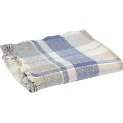 Poncho gris acrylique