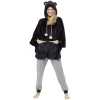 Poncho ours noir Taille M/L