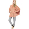 Poncho renard orange Taille M/L