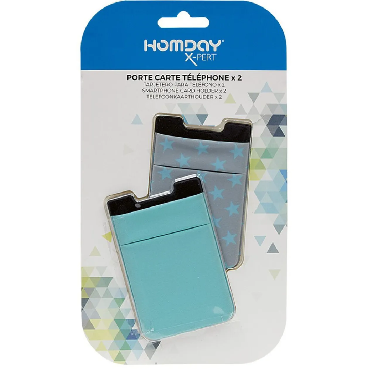 Porte carte pour téléphone x2