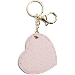 Porte clé coeur simili - 3 coloris