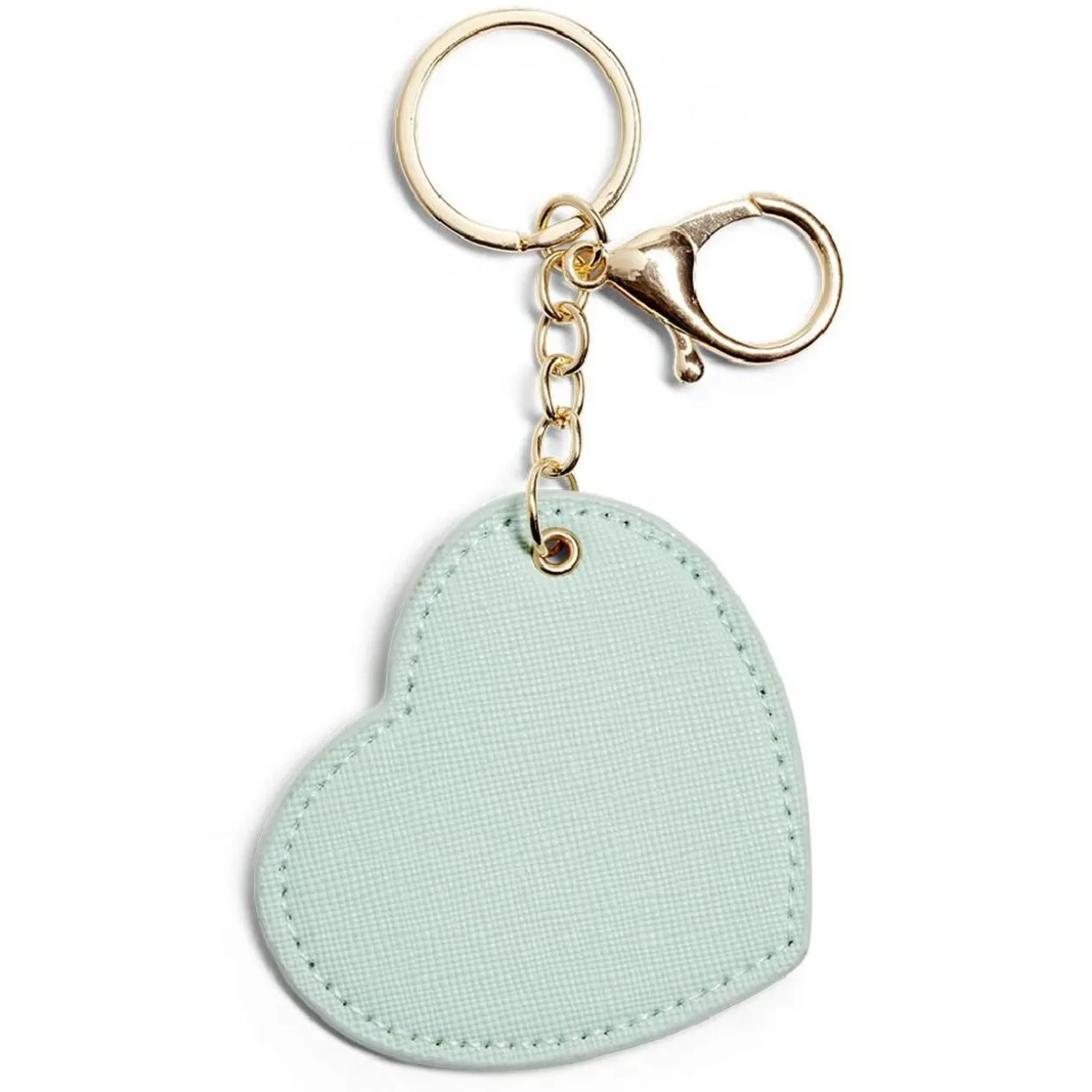 Porte clé coeur simili - 3 coloris