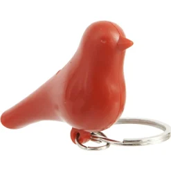 Porte clé design oiseau dans sa niche
