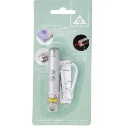 Porte clé 3en1 LED laser détecteur faux billets