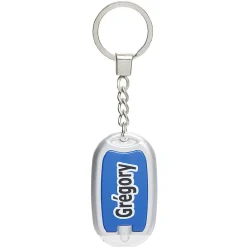 Porte clé lampe message