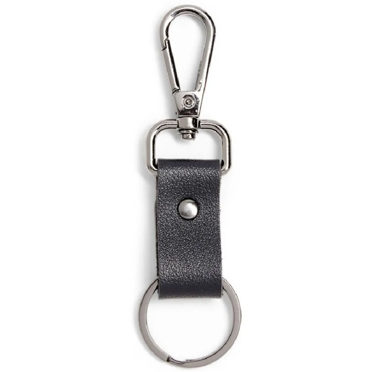 Porte clé lanière simili avec mousqueton