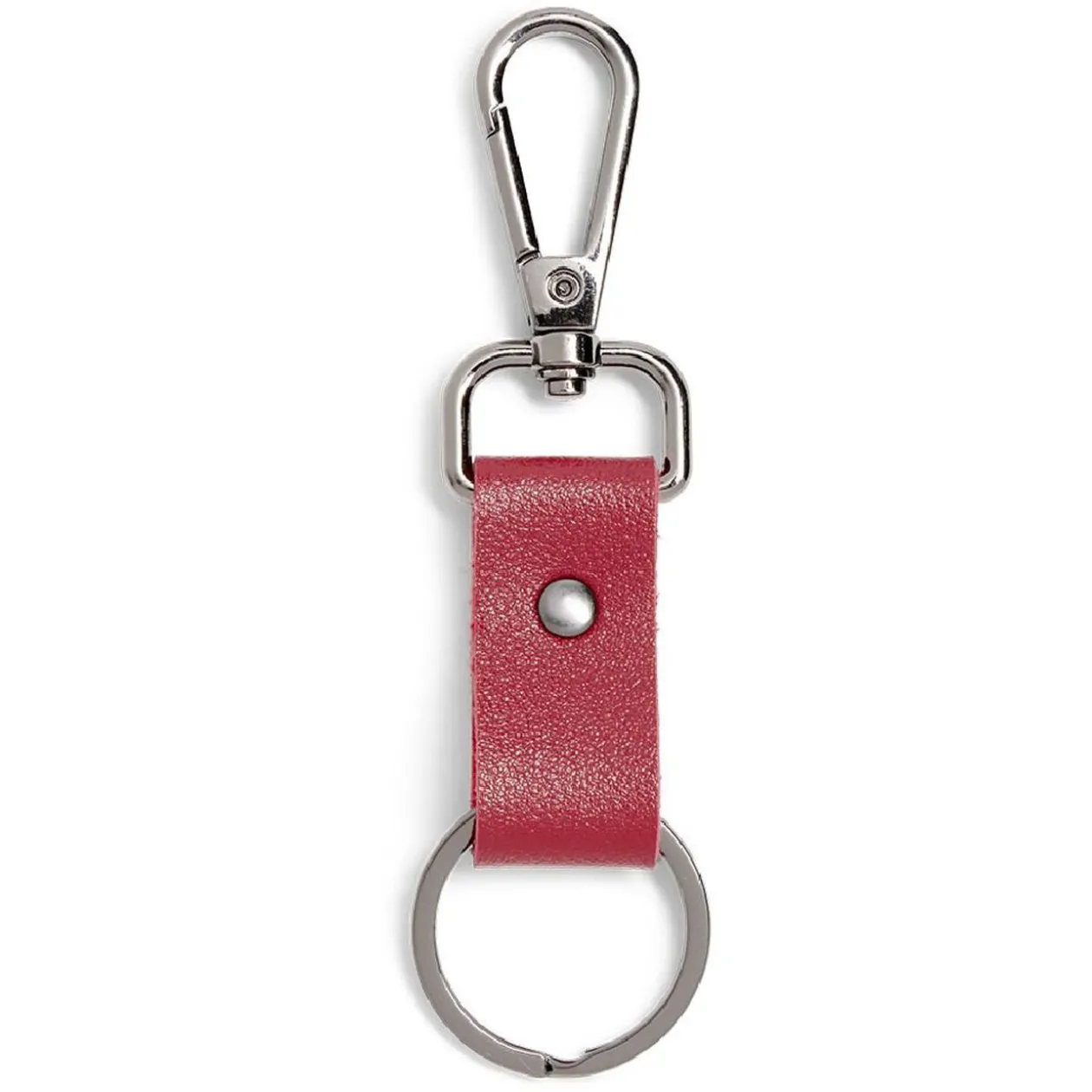 Porte clé lanière simili avec mousqueton