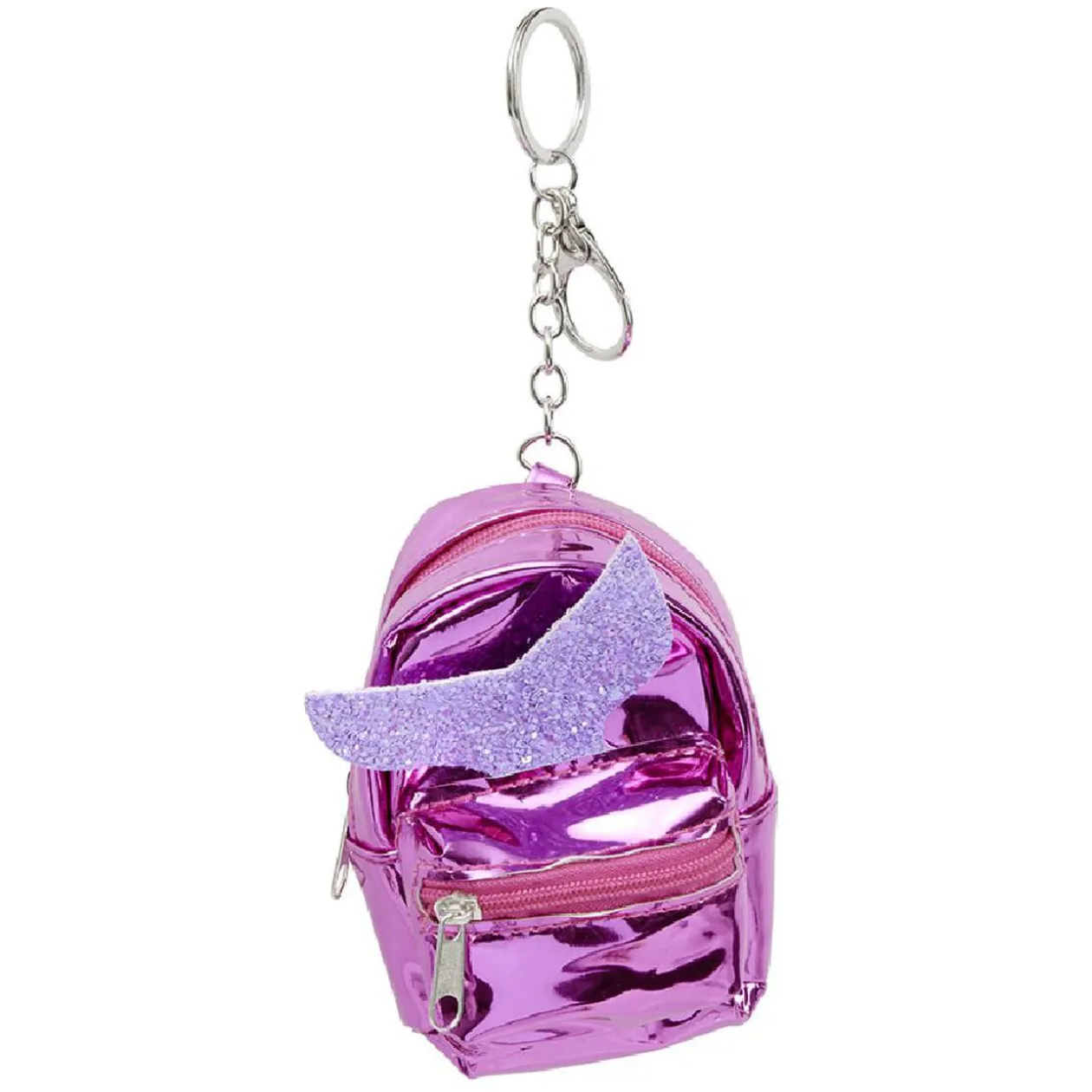 Porte clé mini sac à dos 7x5,5xH9,5 cm