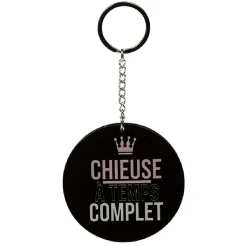 Porte clé miroir avec inscription message