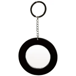 Porte clé miroir avec inscription message