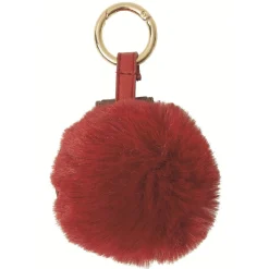Porte clé pompon avec miroir